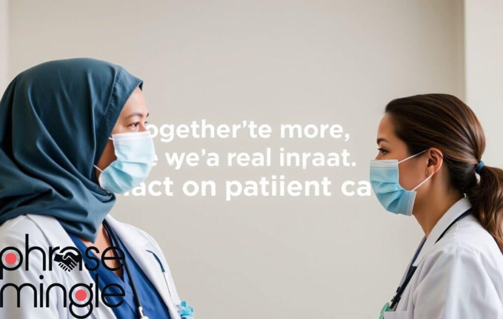 Healthcare: "Together, we're making a real impact on patient care"