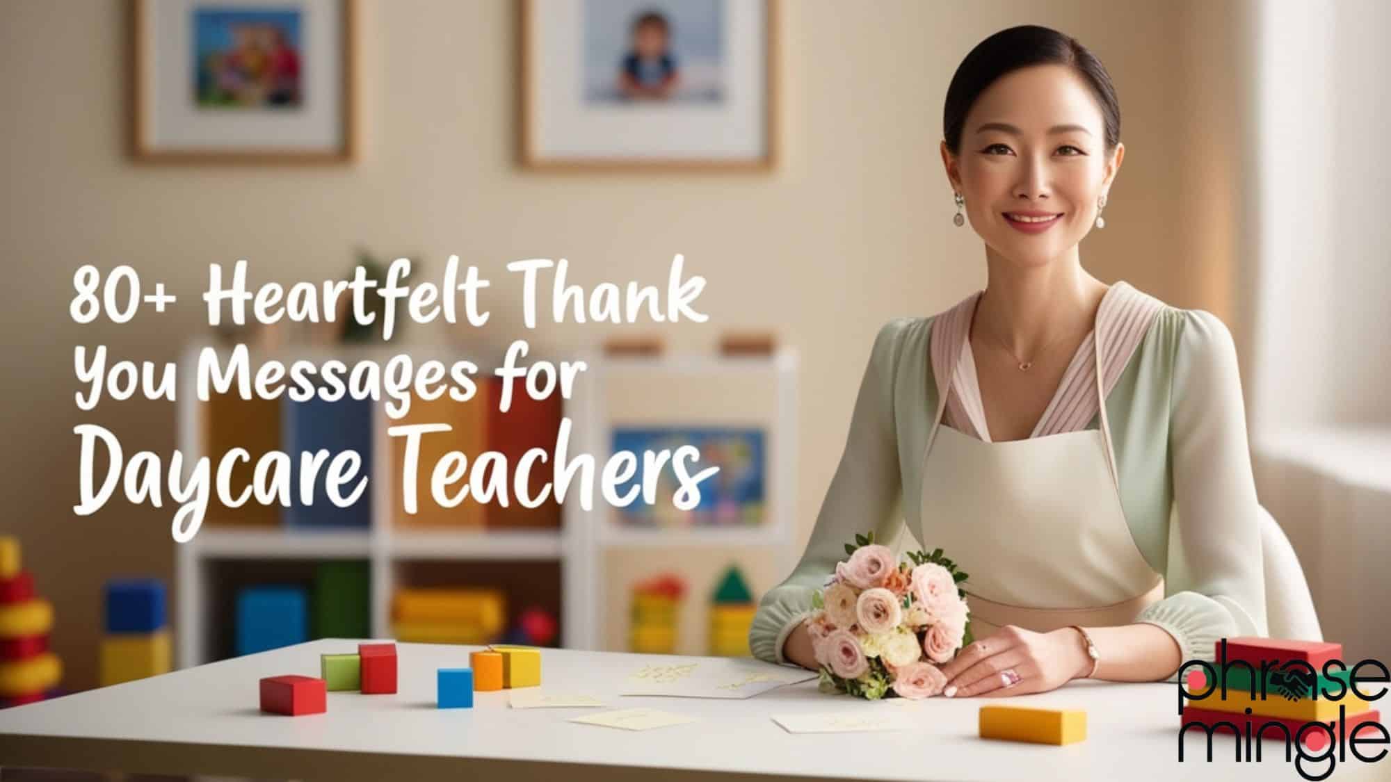 80+ Heartfelt Thank You Messages For Daycare Teachers