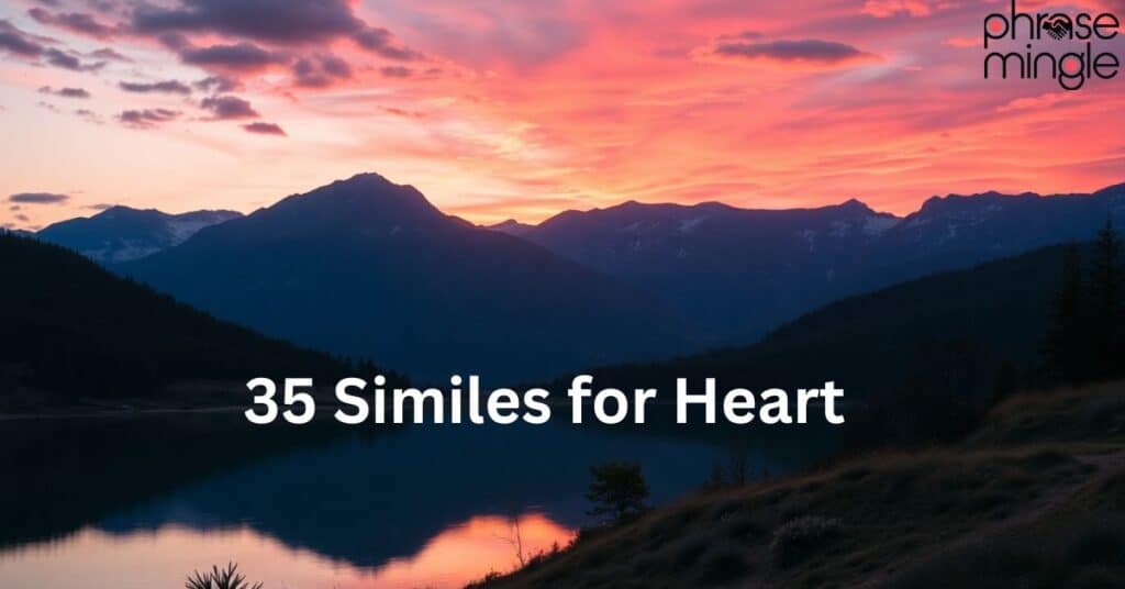 35 Similes for Heart heading