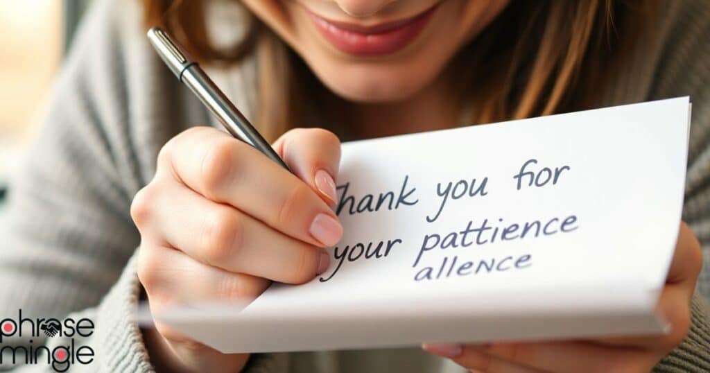 Personalizing Your Patience Message