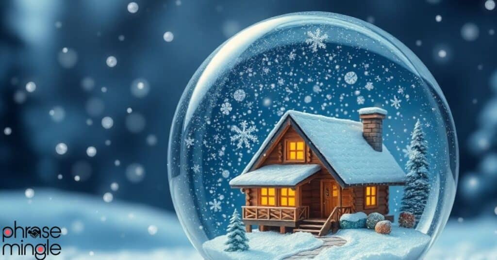 Winter is a snow globe