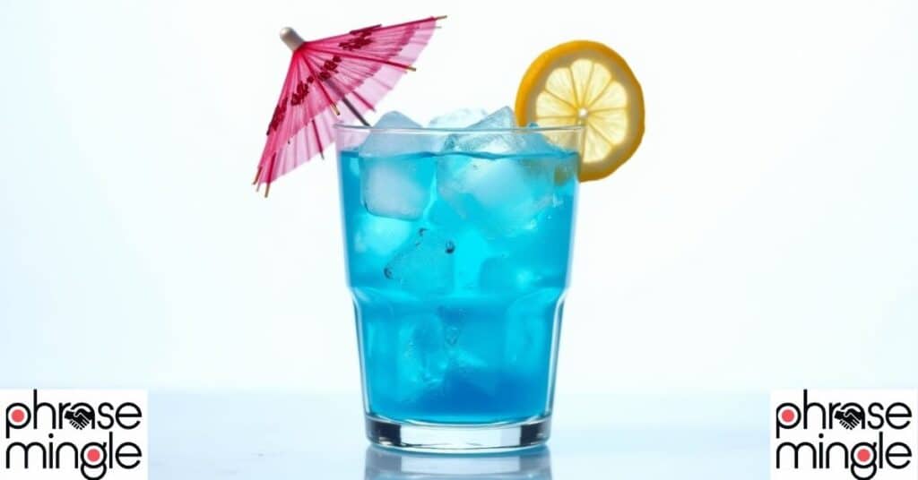 Blue Beauties sprite cocktail