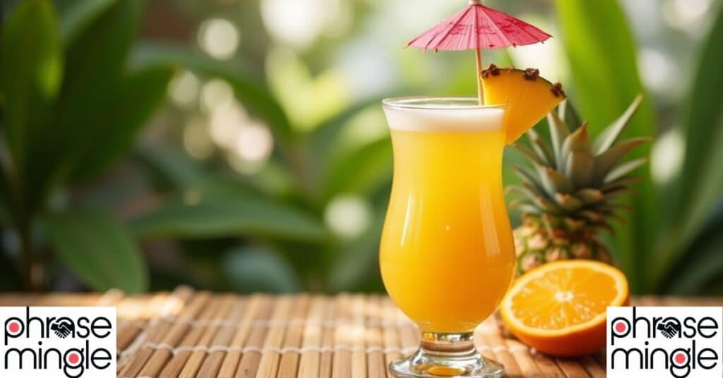 Tropical Escapes of sprite cocktail