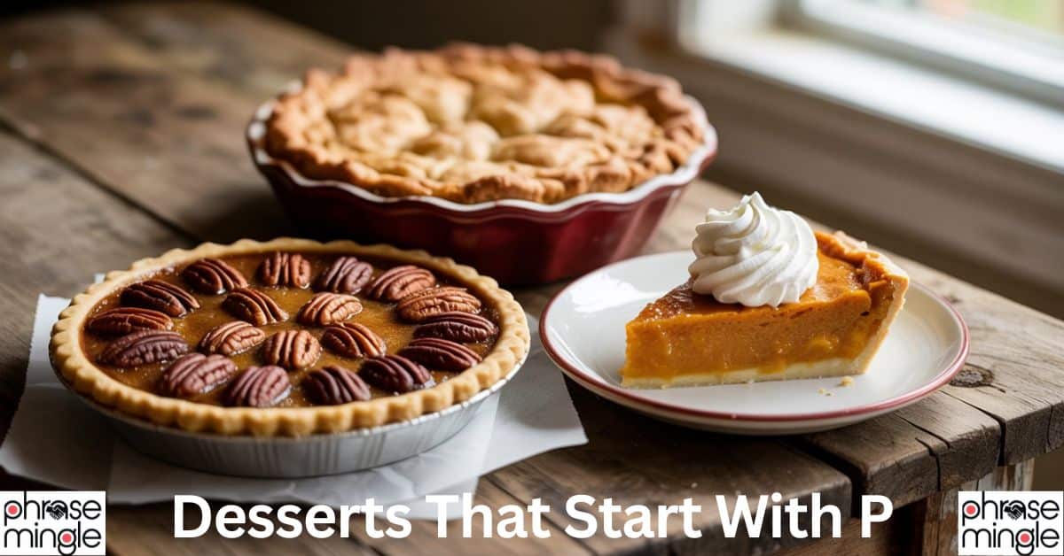 Desserts That Start With P