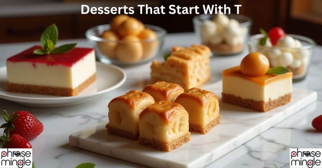 Desserts That Start With T