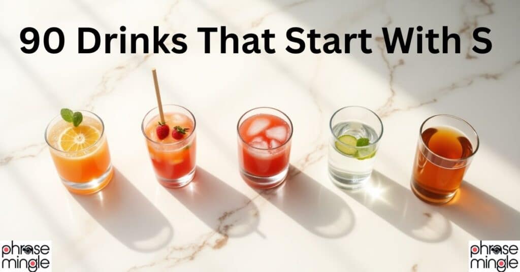 Drinks That Start With S
