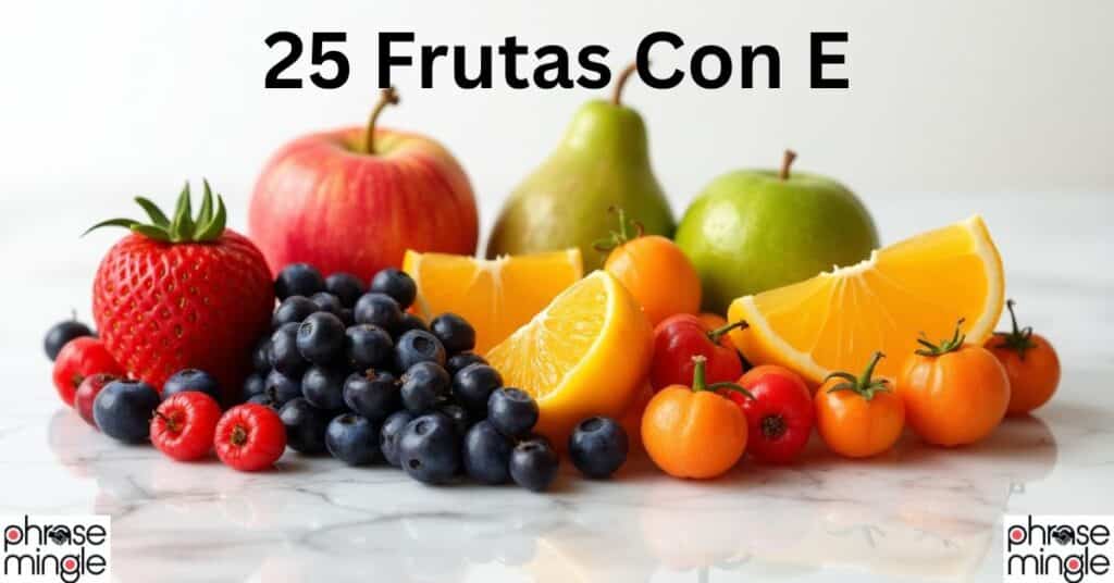 Frutas Con E