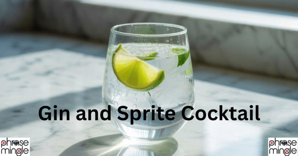 Gin and Sprite Cocktail