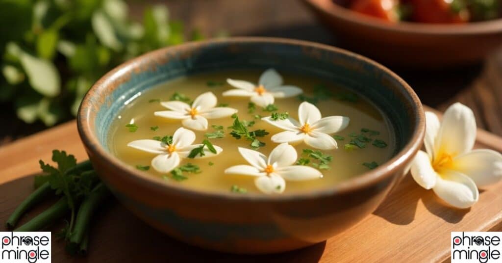 Mexican Izote Flower Soup