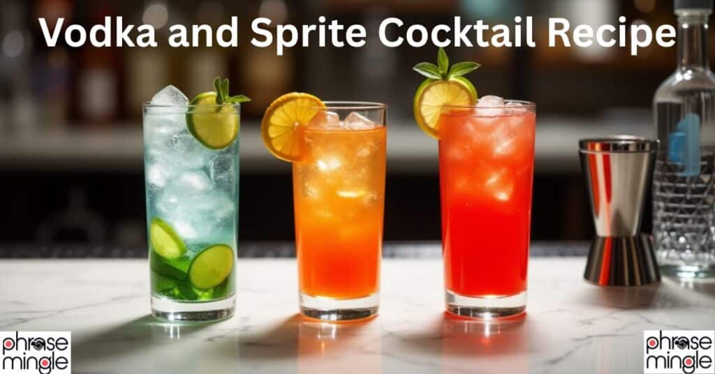 Vodka and Sprite Cocktail Recipe