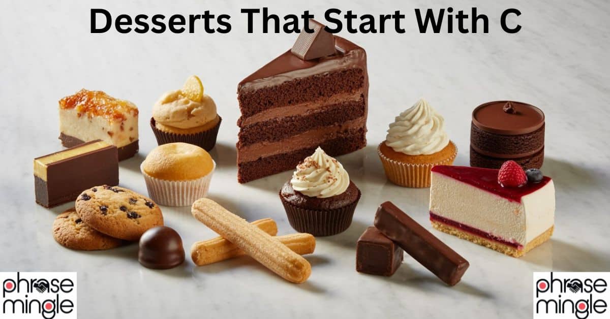 Desserts That Start With C