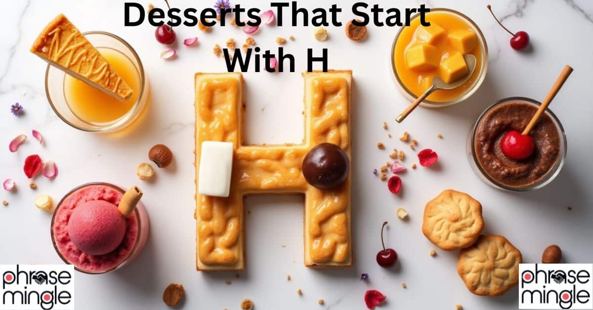 Desserts That Start With H