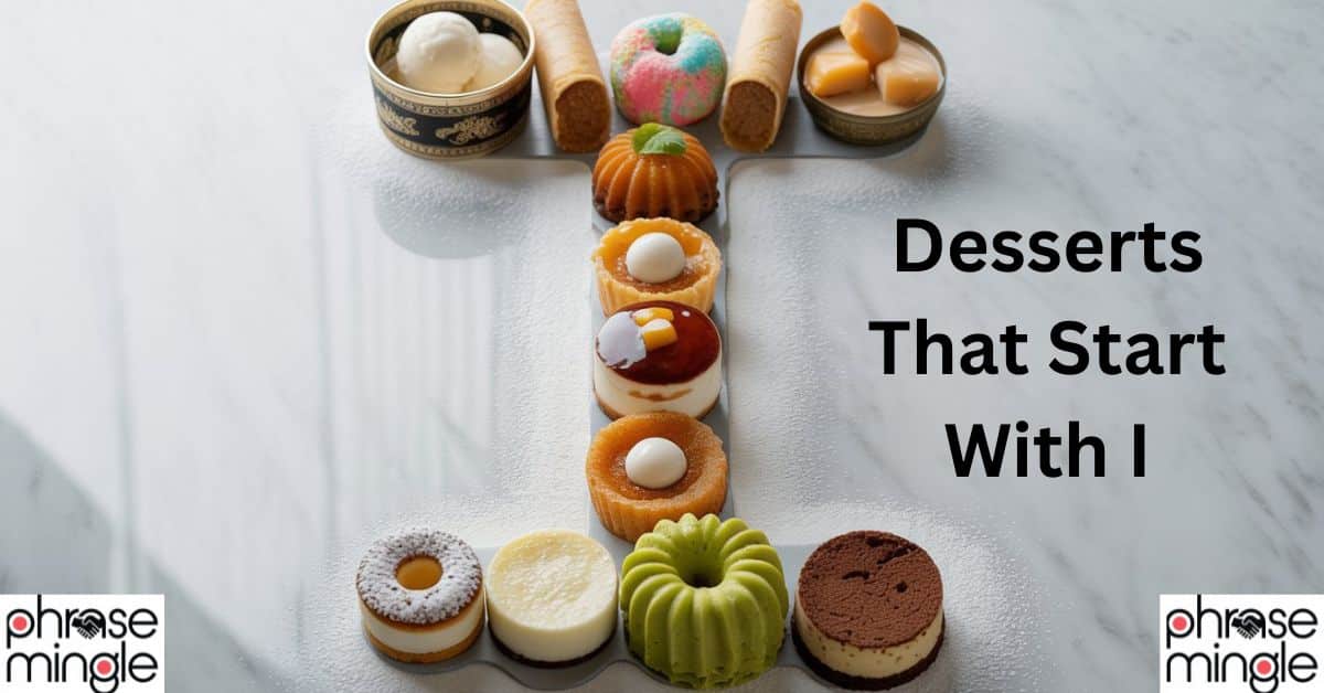 Desserts That Start With I
