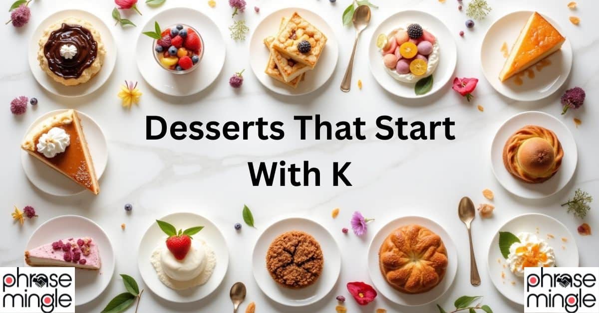 Desserts That Start With K