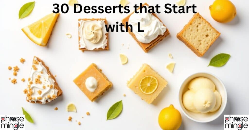 Desserts that Start with L