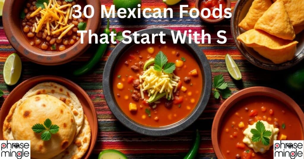 Mexican Foods That Start With S