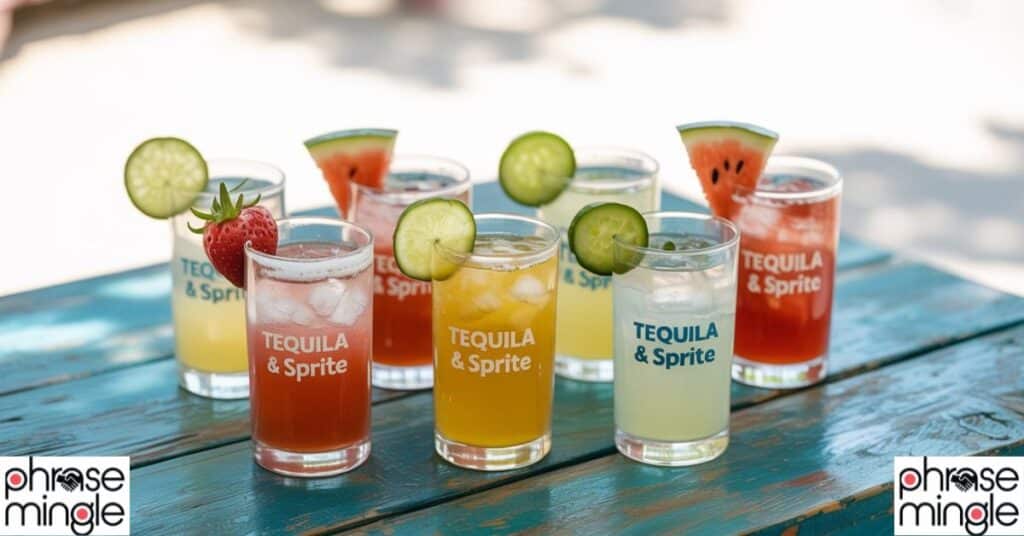 Customization and Variations of Tequila and Sprite Cocktail