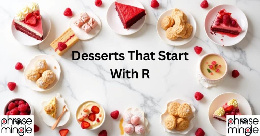 Desserts That Start With R